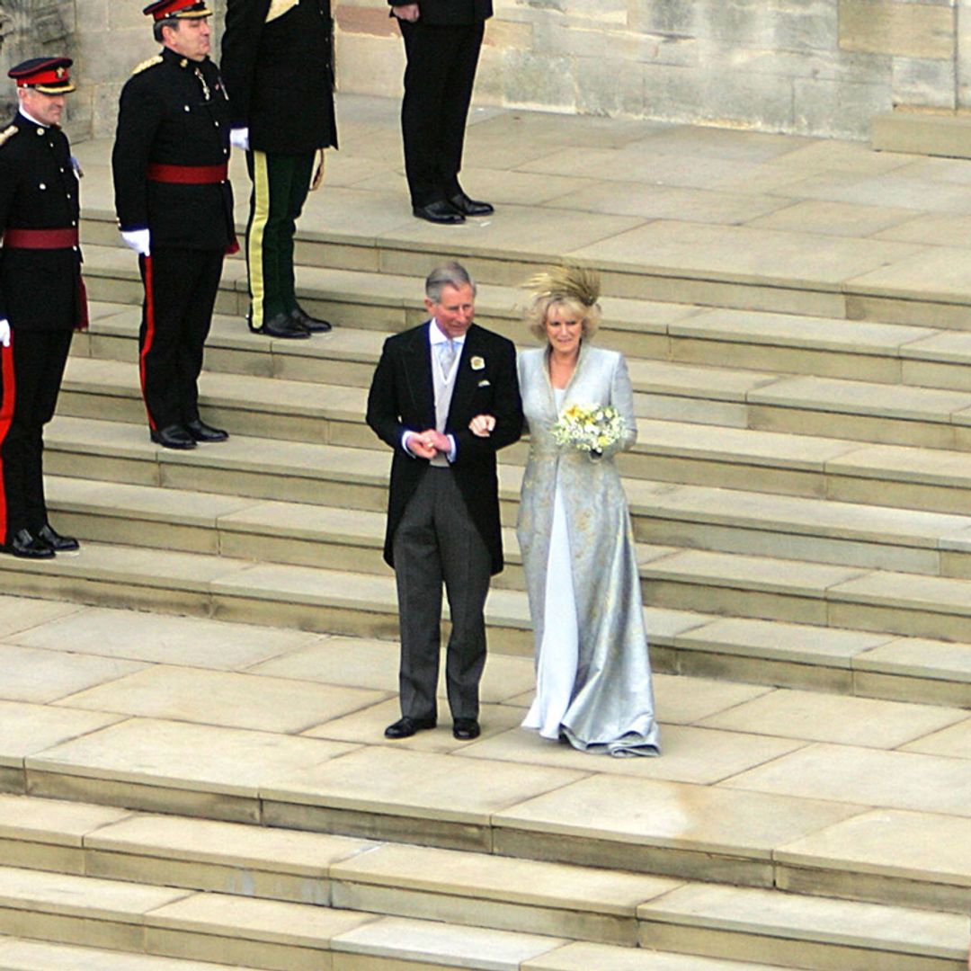 King Charles, 56, and golden bride Queen Camilla's very intimate second wedding – all the photos